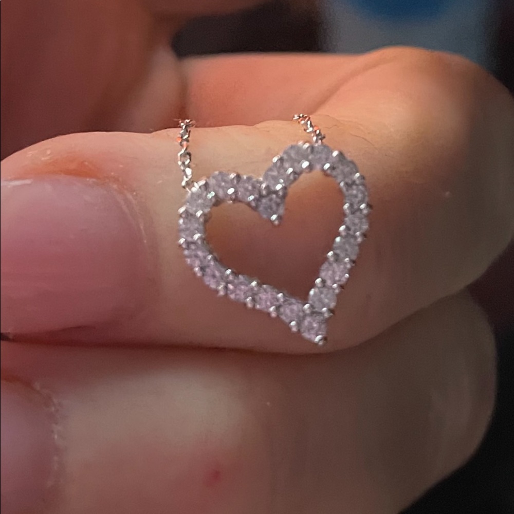 Diamond and White gold pendant 0.33 carats